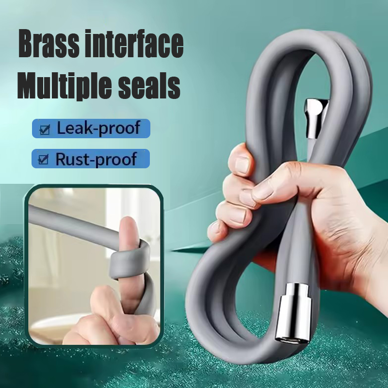 Silicone Tap Washer - 1.5/2 متر الحمام سيليكون دش أنبوب