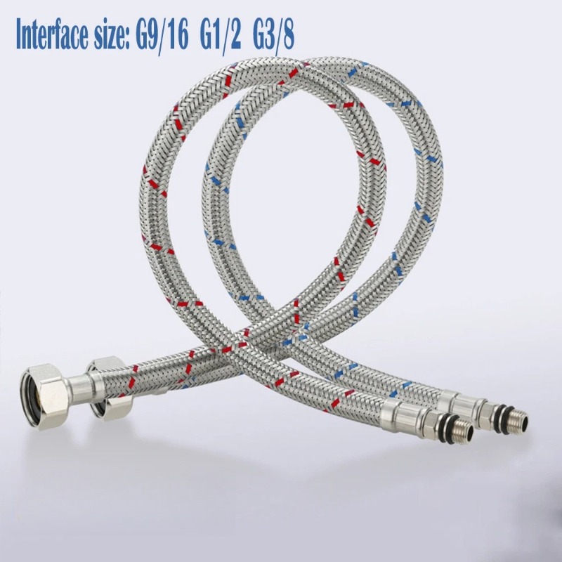 قطعتان من أنابيب السباكة المرن - مراجعة Flexible Hose Braided وسعره