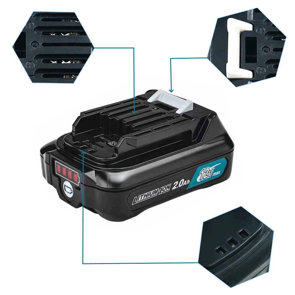 بطارية ليثيوم أيون قابلة لإعاد - مراجعة Makita Drill Hp1640 وسعره