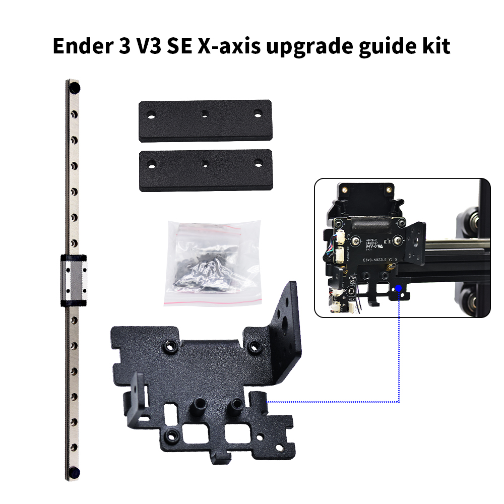 طقم توجيه خطي مزدوج لمحور Y لط - مراجعة Creality Printer Ender 3 وسعره