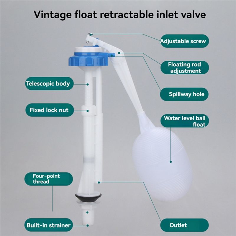 كرات خزان المرحاض القابلة للتع - مراجعة Float Ball Valve وسعره