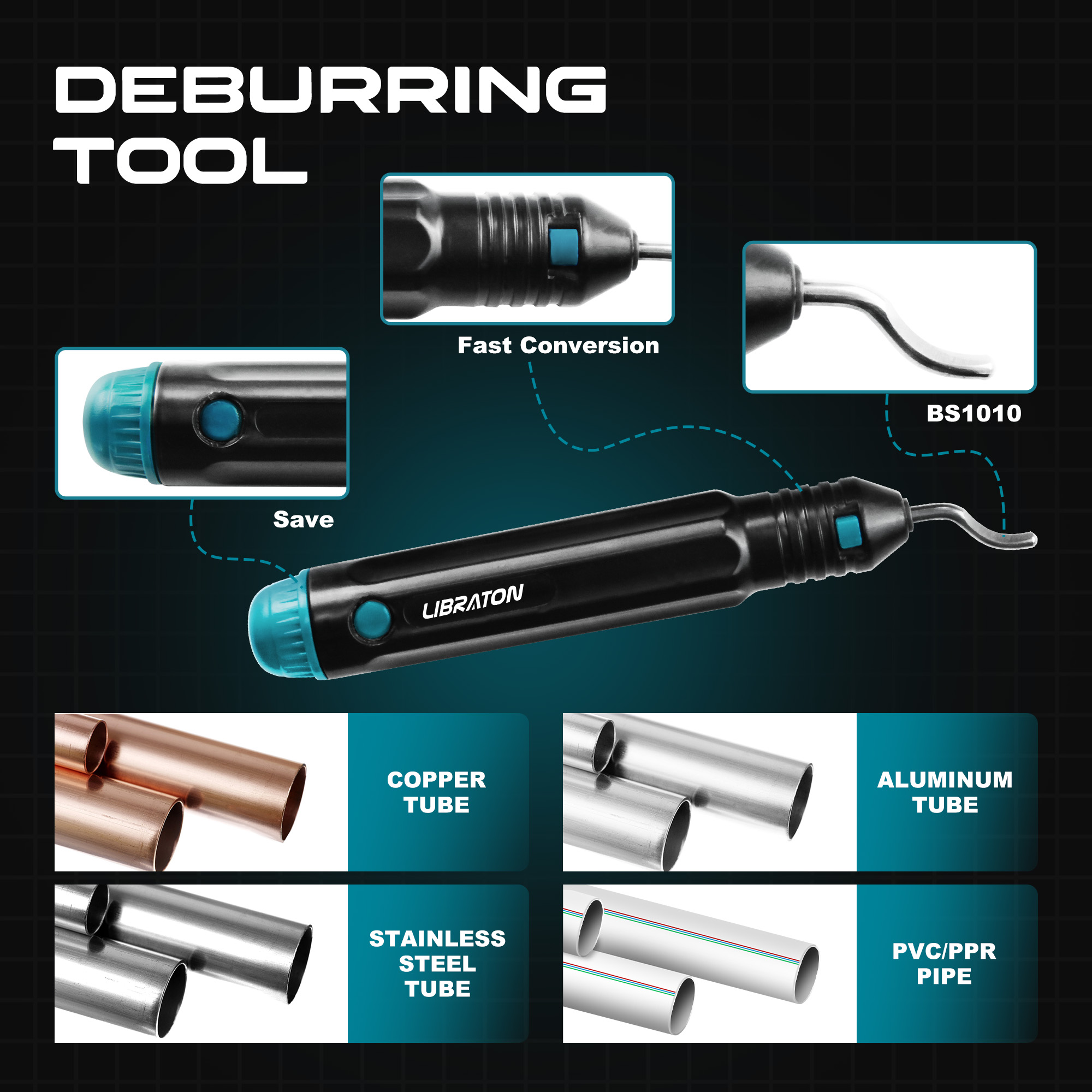 قاطع أنابيب LIBRATON مع شفرة و - مراجعة Pipe Cutter Ratchet وسعره