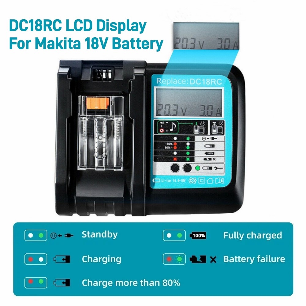 شاحن بطارية ليثيوم أيون DC18RC - مراجعة Makita Drill Hp1640 وسعره