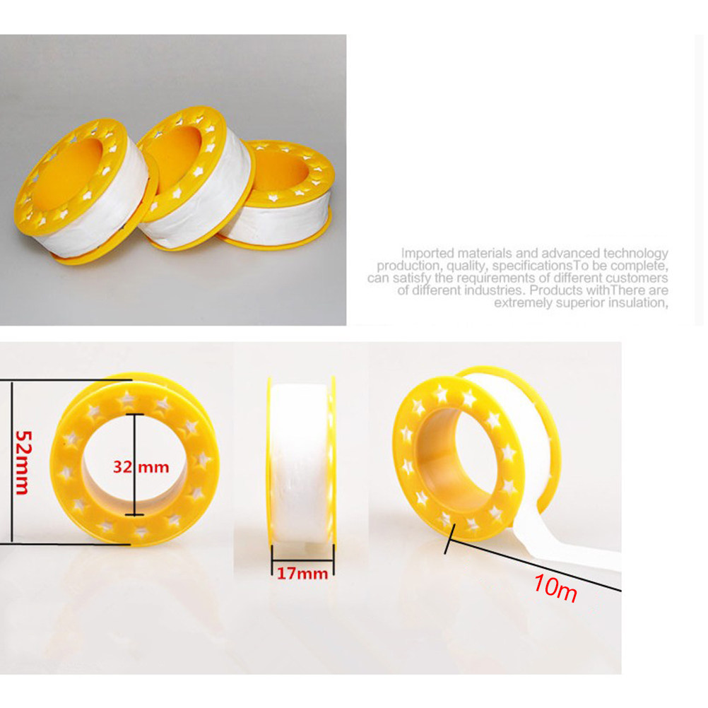 10 لفات من شريط العزل الممتاز  - مراجعة Ptfe Tape Thread وسعره