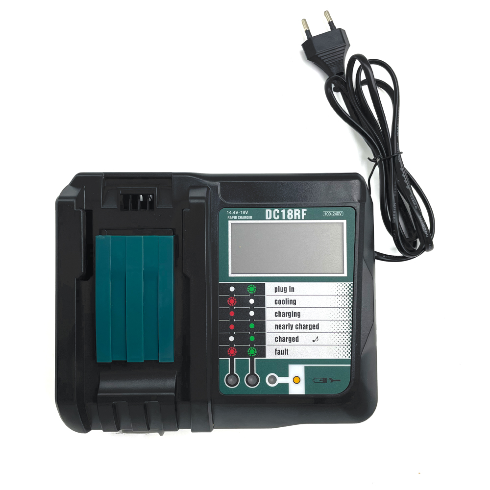 شاحن سريع جداً DC18RF لبطاريات - مراجعة Makita Drill Hp1640 وسعره
