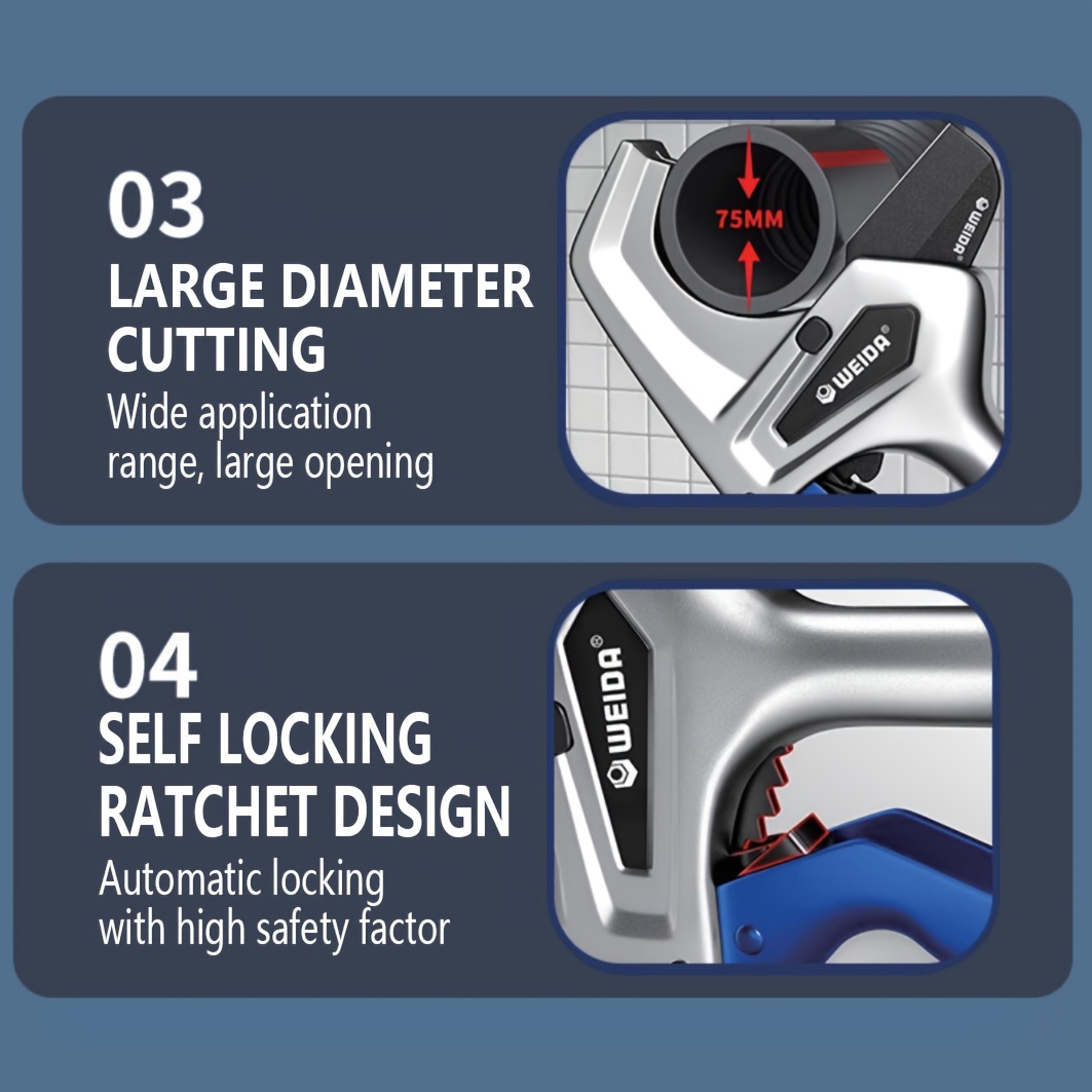 قاطع أنابيب من الدرجة الصناعية - مراجعة Pipe Cutter Ratchet وسعره