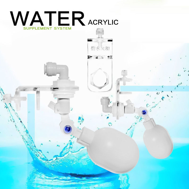 حوض السمك التلقائي إضافة الميا - مراجعة Float Ball Valve وسعره